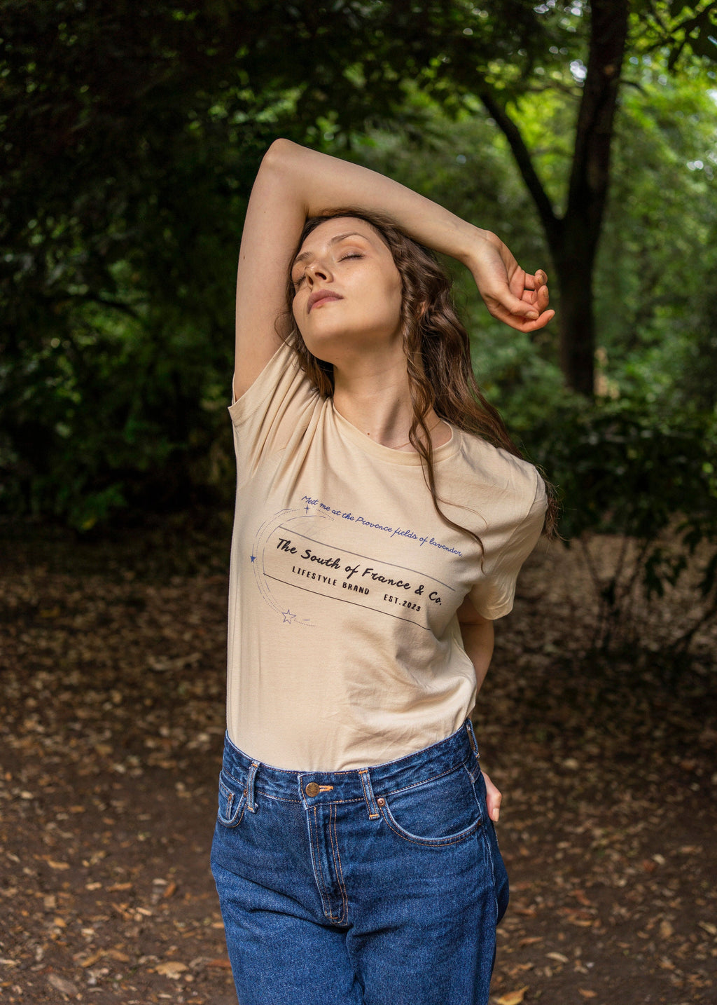 The Meet Me At The Provence Fields of Lavender T-Shirt